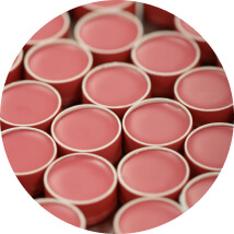 color cosmetic components freshly poured